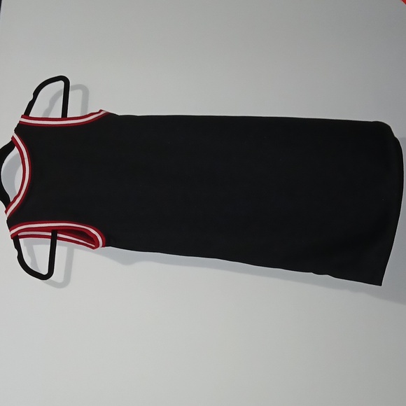 Jordan 23 Girls Sleevless T Shirt Jersey Dress Black Red White Size Medi… - Picture 6 of 6